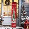 Christmas Porch Sign 47'' Large Merry Christmas Home Wood Decor Outdoor(Red)47"L x 7.8"W